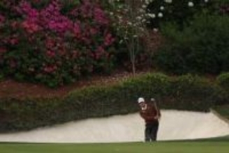 松山、マスターズVへ意気込み　9日開幕、後輩と練習ラウンド