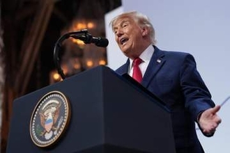 イラン弾道ミサイル容認か　トランプ氏「少し不公平」