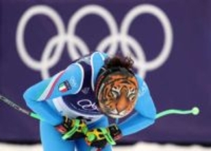 ブリニョネが初の金メダル　アルペン・12日