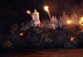 奈良・東大寺へ「お水送り」　福井県小浜市で春の神事