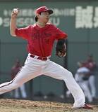 「楽1―0広（1日）　広島・大瀬良、3回無失点」の画像1