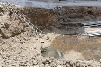 住宅建設現場で不発弾発見　大阪・箕面、爆発危険なし