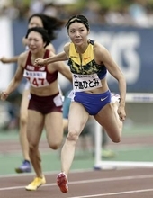 中島ひとみが大会新で優勝　陸上の布勢スプリント
