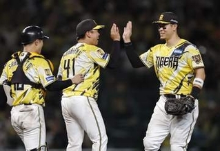 阪神、巨人が並んで首位ターン　ソフトバンクは2位と5.5差