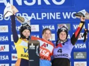 スノボ、三木が2位で五輪確実　W杯パラレル大回転