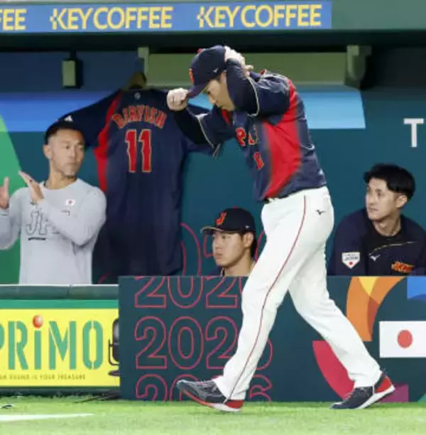 ベンチにダルのユニホーム飾る　WBC日本代表