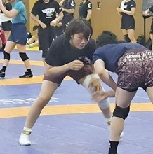 藤波朱理「勝ちにこだわる」　レスリング女子強化合宿