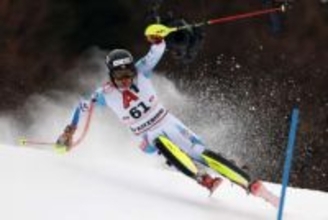 相原史郎47位、2回目進めず　アルペンW杯男子回転