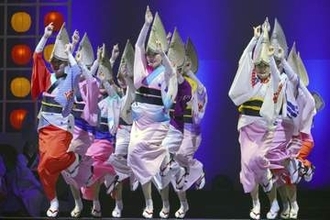 徳島、阿波おどり開幕　600人が演舞、観客魅了