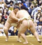 「大関琴桜「目指すは優勝だけ」　春巡業で幕内の王鵬らと9番」の画像1