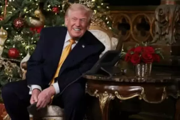 「極左くずも含めて祝福」　クリスマスでトランプ氏が投稿
