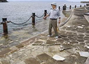水俣湾埋め立て地が液状化　熊本県分析で水銀不検出