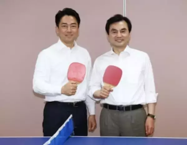 小泉防衛相、韓国国防相と卓球　「ラリーのように協力」