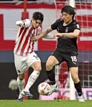 藤田譲瑠チマ、移籍後初ゴール　サッカーのドイツ1部