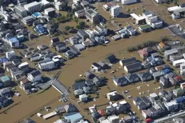 台風25号、雨量20～40％増　地球温暖化の影響、研究者ら分析