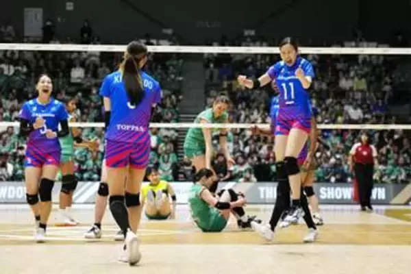 バレー、SAGA久光が優勝　SVリーグ女子決勝