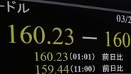 円下落、一時160円台　1年8カ月ぶり水準