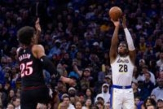 レーカーズ八村塁は17得点　NBA、セブンティシクサーズ戦