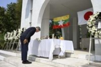 ミャンマーで戦没者追悼式　日本人墓地で8年ぶり