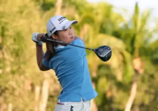 米女子ゴルフ、畑岡は4打差3位　今季最終戦第2R