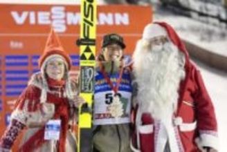 二階堂蓮が2位で初表彰台　W杯ジャンプ男子第5戦