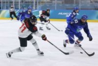 日本の2点目は映像判定で確認　IH女子イタリア戦、4分中断