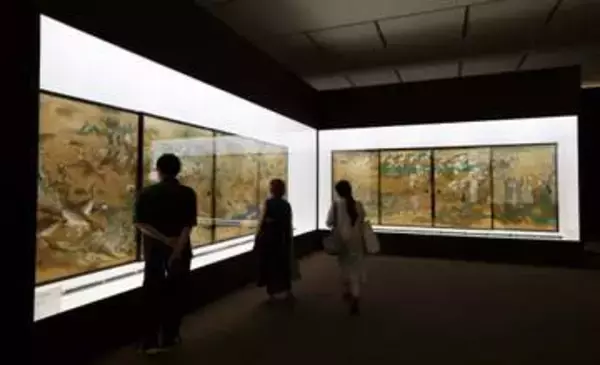 狩野派ふすま絵、上野で“再会”　日英分かれて所蔵、150年ぶり