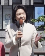公明代表、9条堅持訴え　憲法記念日前に演説