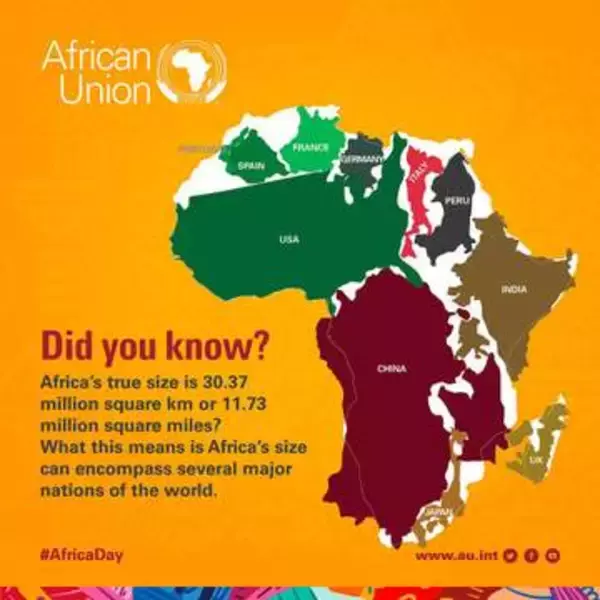 実際の大きさ示す世界地図採用を　トーゴ、国連決議案を準備