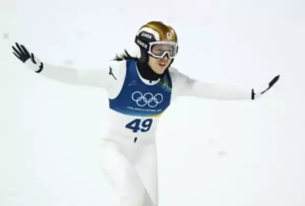 丸山希が銅メダル　ジャンプ女子・7日