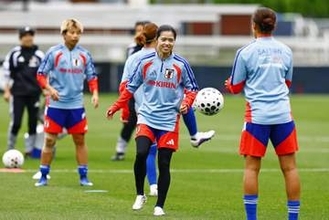 長谷川「いい試合したい」　「なでしこ」、12日に米国戦