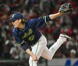 「広1―4ヤ（8日）　高梨、投打に活躍」の画像1