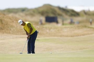 松山英樹は前半終え3アンダー　全英オープンゴルフ最終日