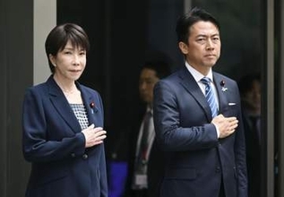 小泉氏、全力で首相支える　「防衛政策停滞させない」