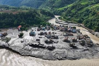 土石流、温暖化や大地震影響か　氷河融解で災害リスク増
