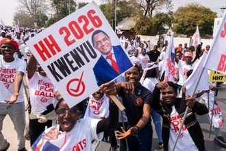 ザンビアで大統領選　現職優勢、物価高対策争点
