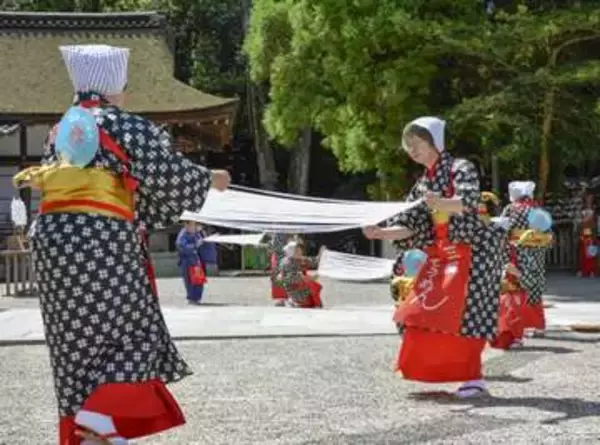 三輪そうめん、唄と踊りでたたえ　奈良・桜井で感謝祭