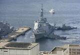 「海自イージス艦、佐世保帰港　米に長期派遣でトマホーク搭載」の画像1