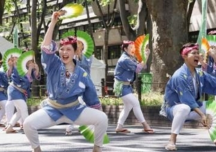 仙台・青葉まつりが開幕　躍動感ある「すずめ踊り」