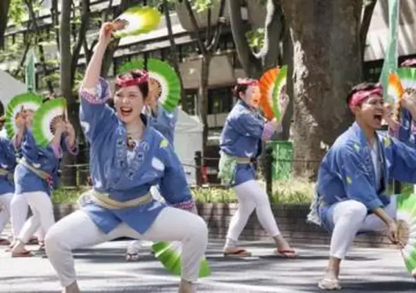 仙台・青葉まつりが開幕　躍動感ある「すずめ踊り」