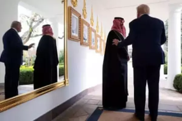 イスラエル巡り一時緊迫か　トランプ米大統領とサウジ皇太子