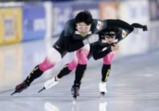 新濱立也「表彰台に上がる」　スピードスケートW杯第3戦