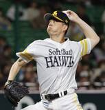 「ソ1―3ヤ（4日）　ソフトバンク大関が4回2失点」の画像1