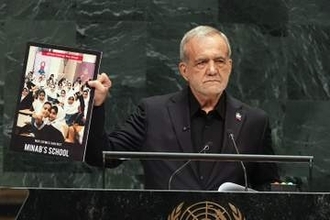 イランは「テロの被害者」　大統領、国連演説で米を非難