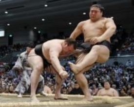 綱とり安青錦白星、大の里は黒星　豊昇龍は勝利、春場所初日