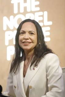 民主化実現に協力呼びかけ　マチャド氏「支援が必要」