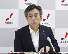 調査開始後のデータ操作を謝罪　中部電社長、浜岡原発不正巡り