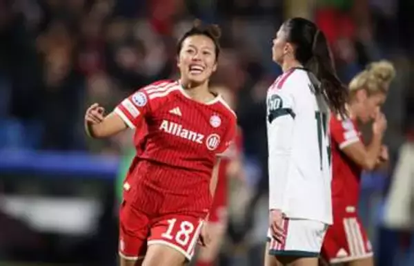 Bミュンヘン谷川が同点ゴール　サッカー女子欧州CL