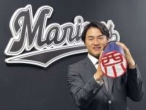 ロッテ西川、4200万円で更改　パ・リーグ新人王、2.5倍以上