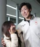 「6位新濱立也に妻「頑張った」　スケート男子500メートルで」の画像1